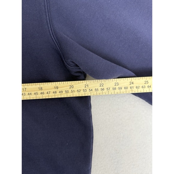 Vintage Nautica Jeans Company Sweatshirt Navy Hoodie Size M 90s - Picture 7 of 11
